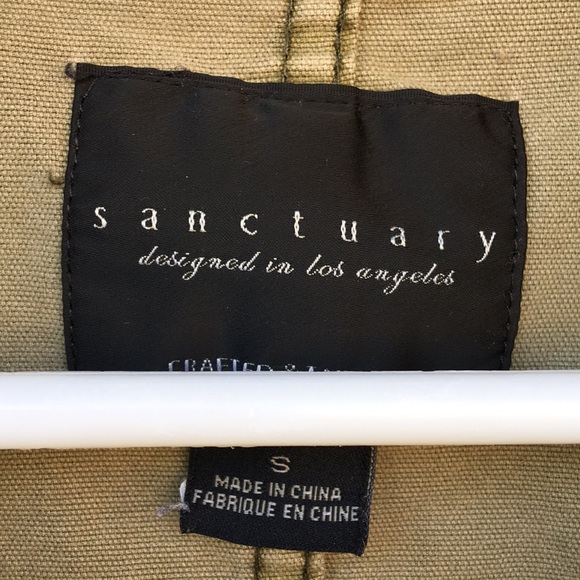 Upcycled sanctuary camouflage camo frayed post Apocalyptic scavenger jacket - Picture 11 of 16